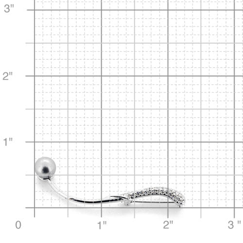 Crystal Calla Swarovski Crystal Flower Pin Brooch