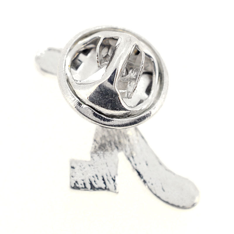 Crystal Letter X Lapel Pin