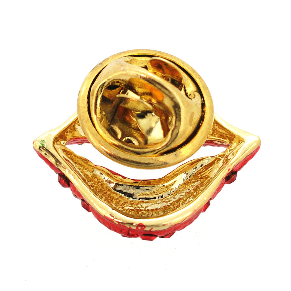 Red Lips Lapel Pin