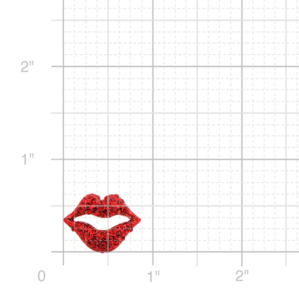 Red Lips Lapel Pin