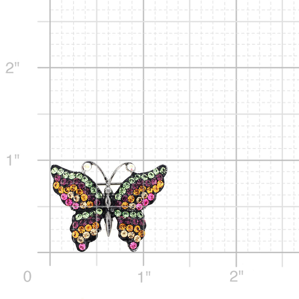 Multicolor Butterfly Pin