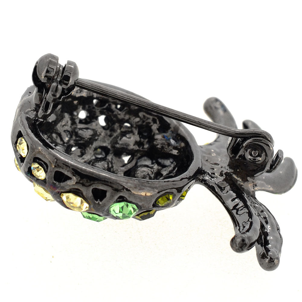 Multicolor Pineapple Crystal Brooch Pin