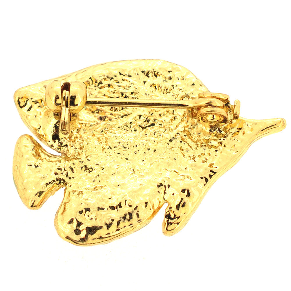 Multicolor Fish Pin Brooch