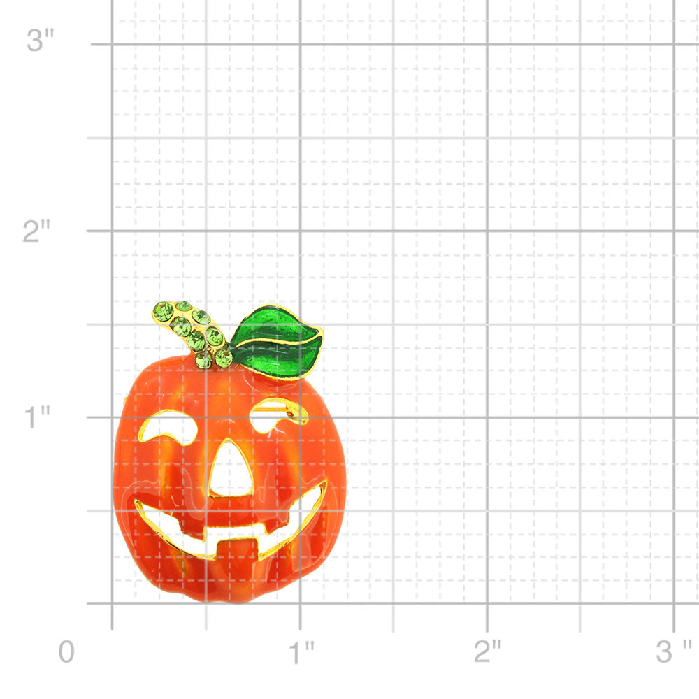 Pumpkin Halloween Brooch Pin And Pendant