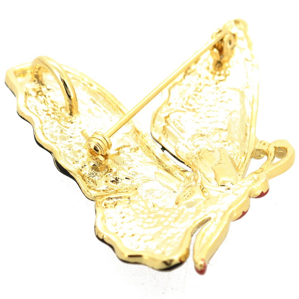 Black Butterfly Pin Brooch And Pendant