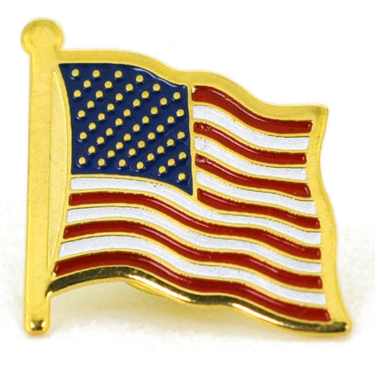 American  Enamel Lapel Pin Badge Lapel Brooch