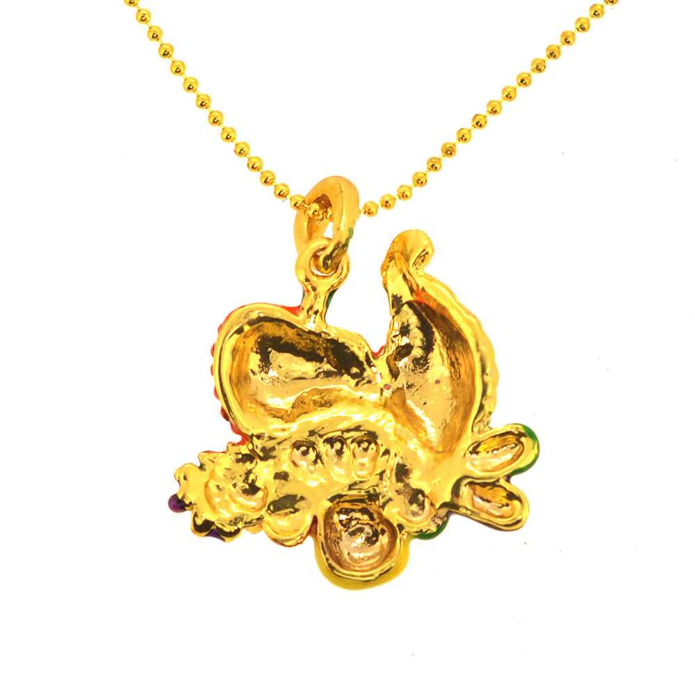 Golden Cornucopia Pendant