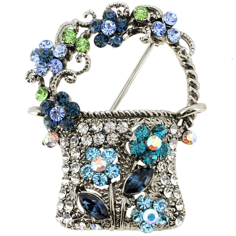 Sapphire Lady Handbag Pin Brooch