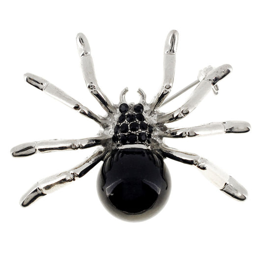 Black Belly Spider Pin
