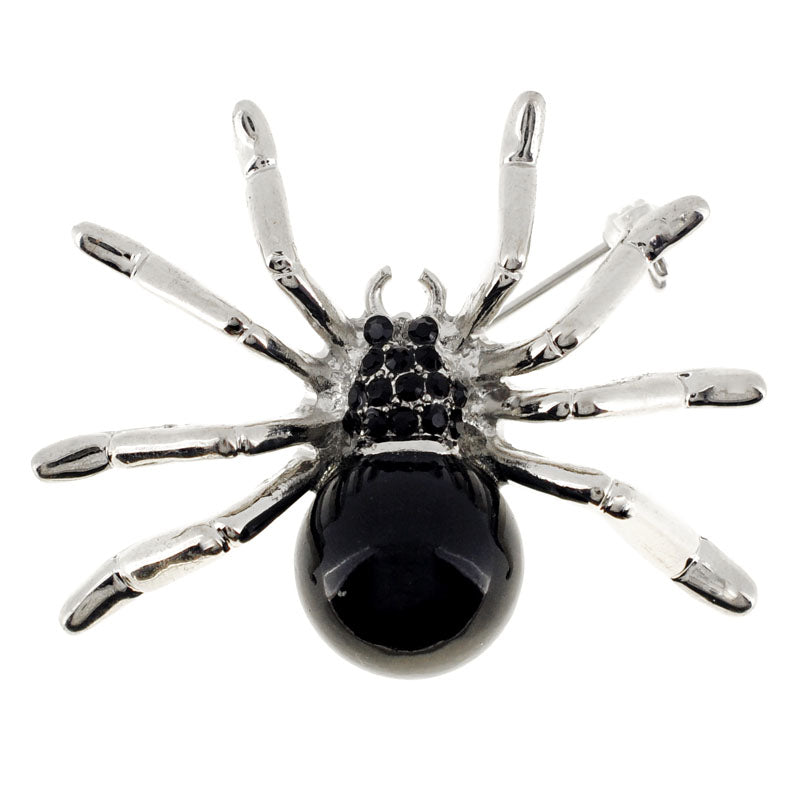 Black Belly Spider Pin