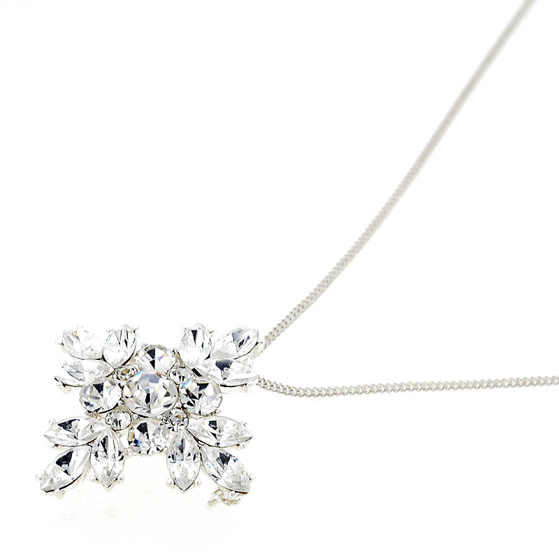Swarovski Crystal Flower Wedding Pin Brooch