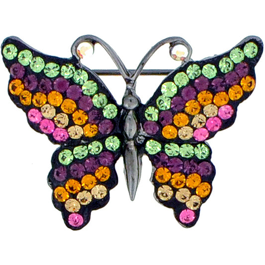 Multicolor Butterfly Pin