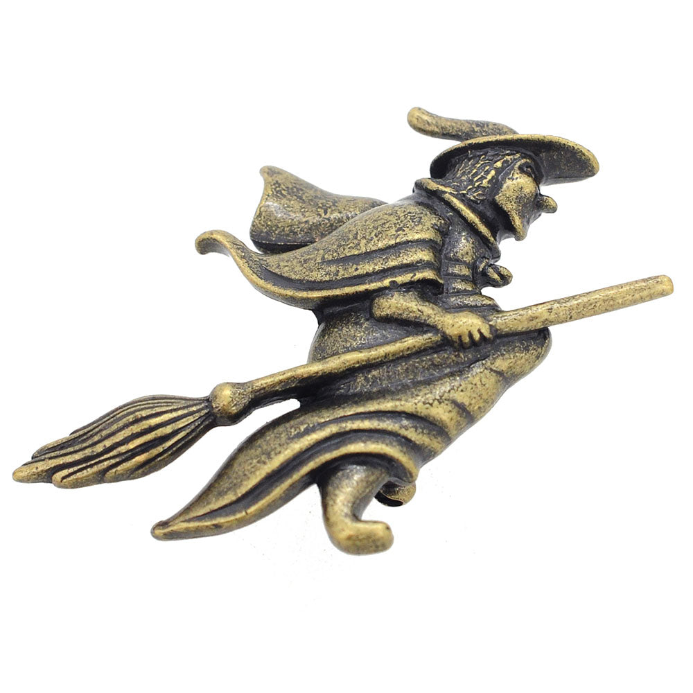 Flying Witch Halloween Pin Brooch