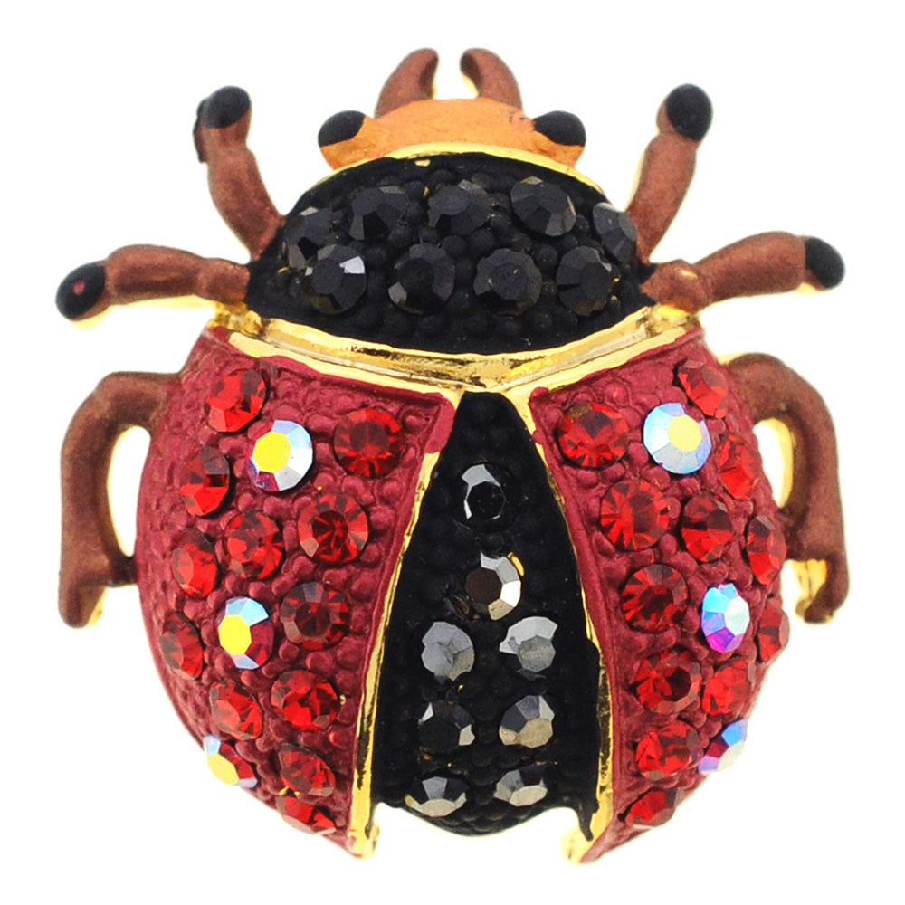 King Red Ladybug Pin Brooch