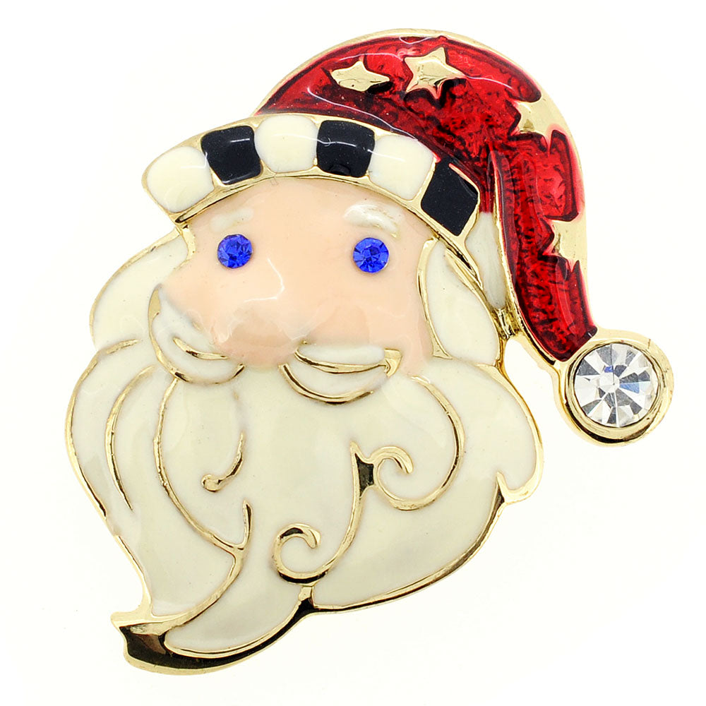 Christmas Santa Claus Pin Brooch