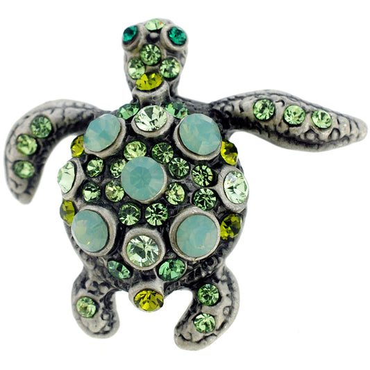 Pacific Opal Sea Turtle Lapel Pin
