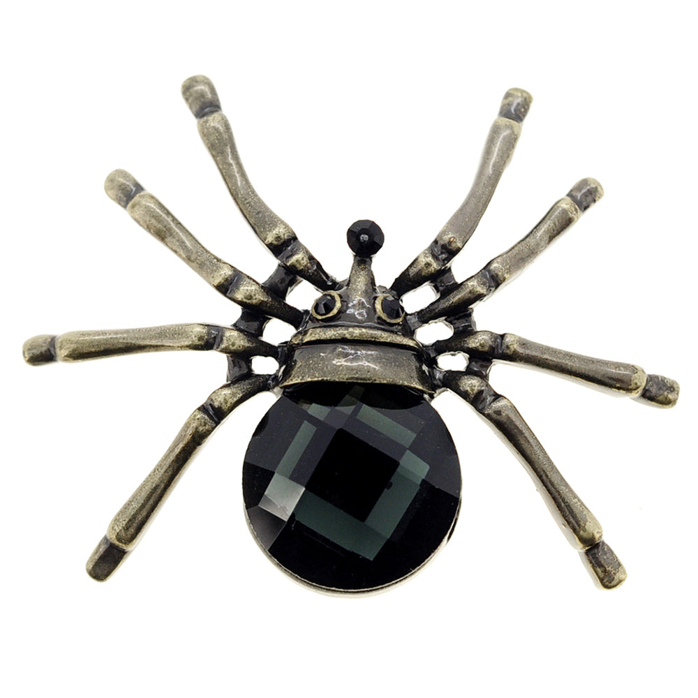 Vintage Style Black Belly Pin Brooch