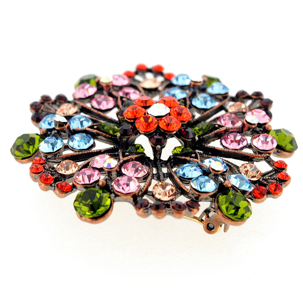 Multicolor Flower Wedding Pin Brooch And Pendant