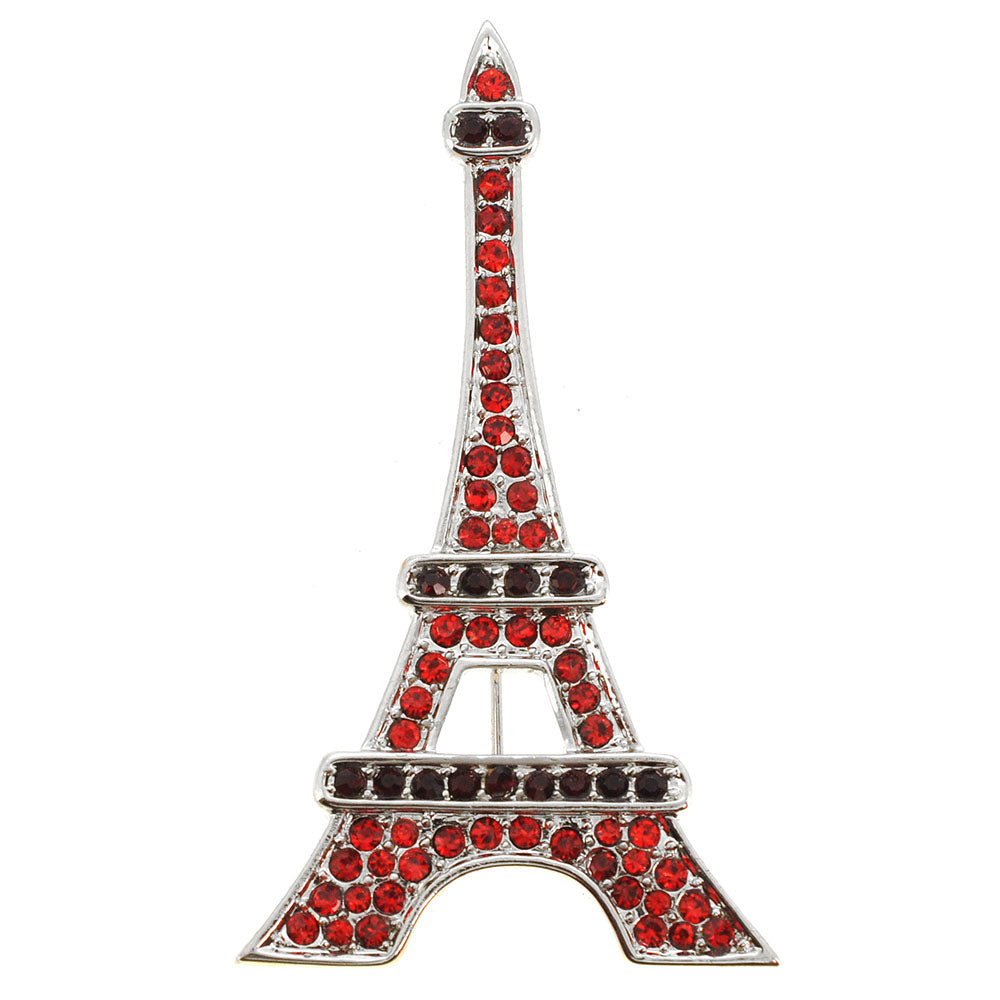 Ruby Paris Eiffel Tower Brooch/Pendant