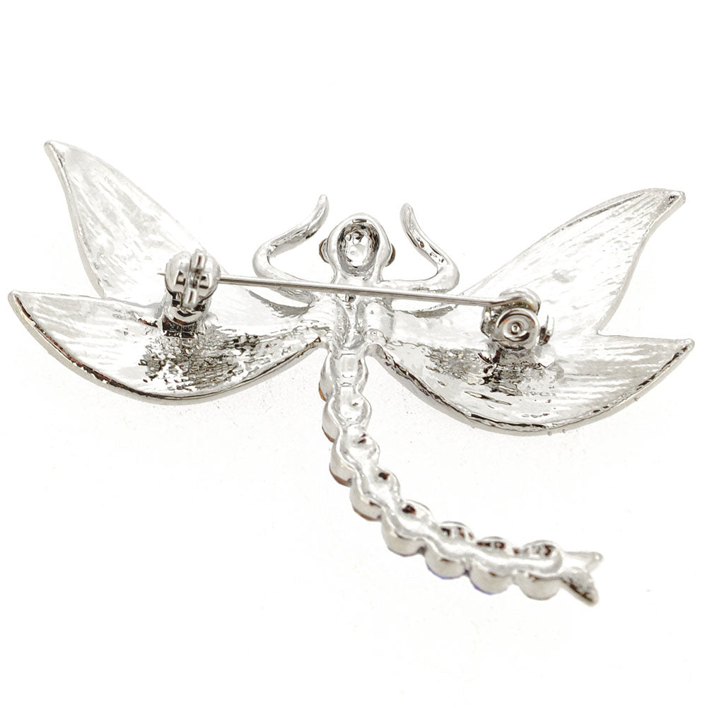 Sapphire Blue Dragonfly Pin Brooch