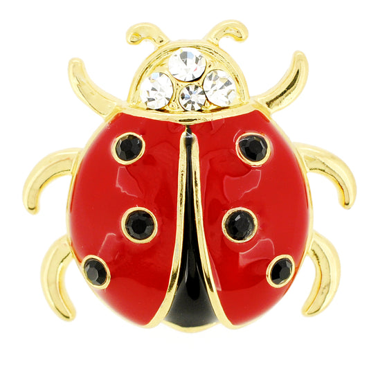 Red Ladybug Lapel Pin