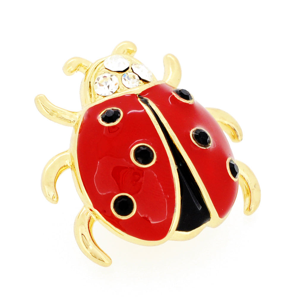 Red Ladybug Lapel Pin