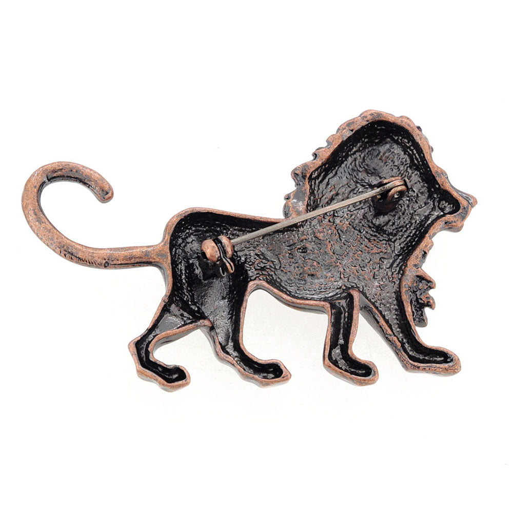 Vintage Style Lion Pin Brooch