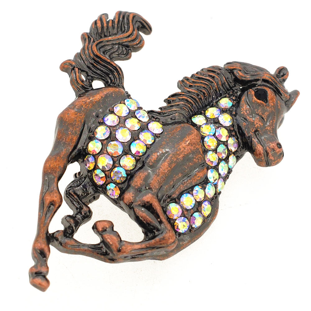 Vinatge Style Running Horse Pin Brooch