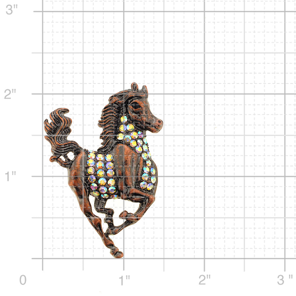 Vinatge Style Running Horse Pin Brooch