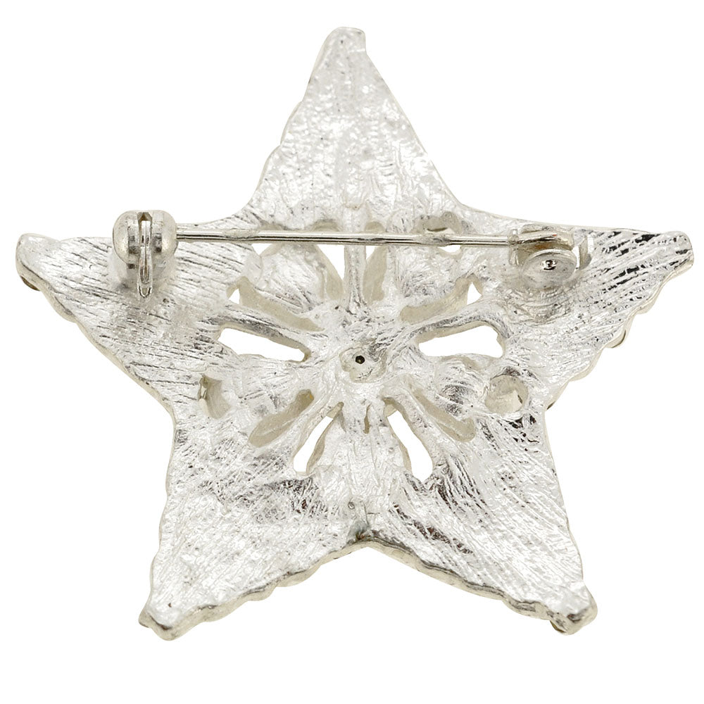 Crystal Star Wedding Pin