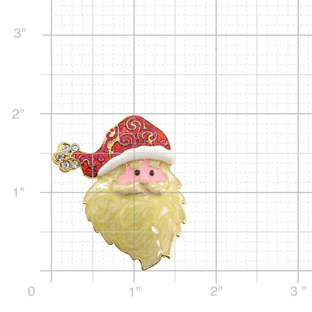 Christmas Santa Claus Pin Brooch
