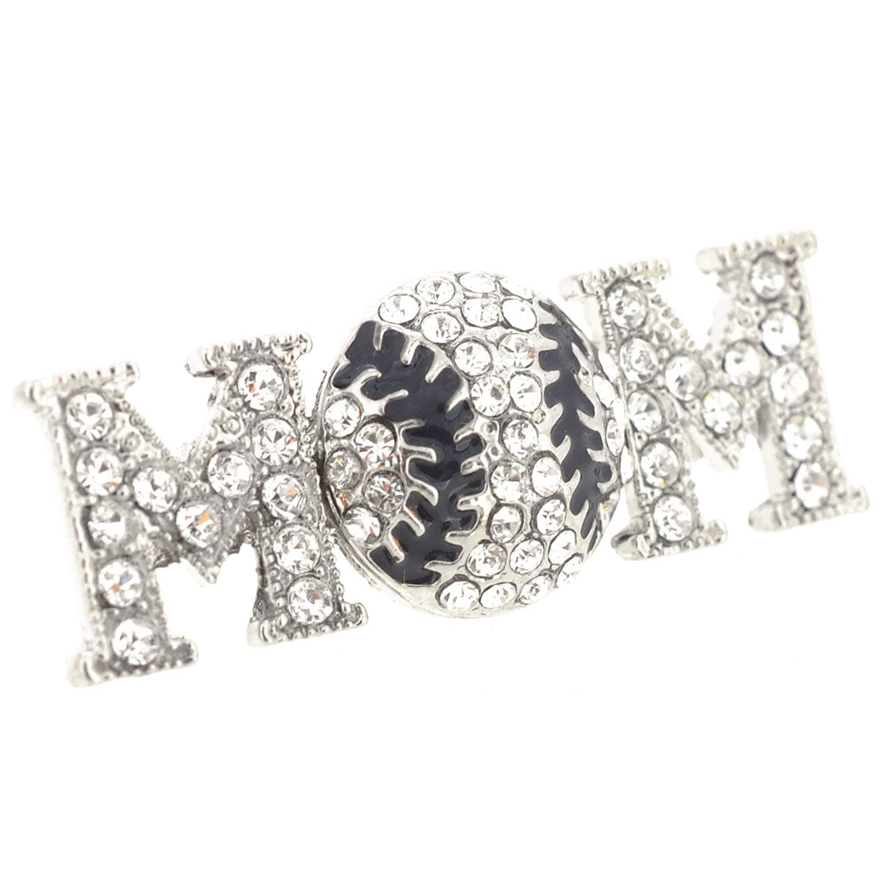 Baseball Mom Brooch Pin