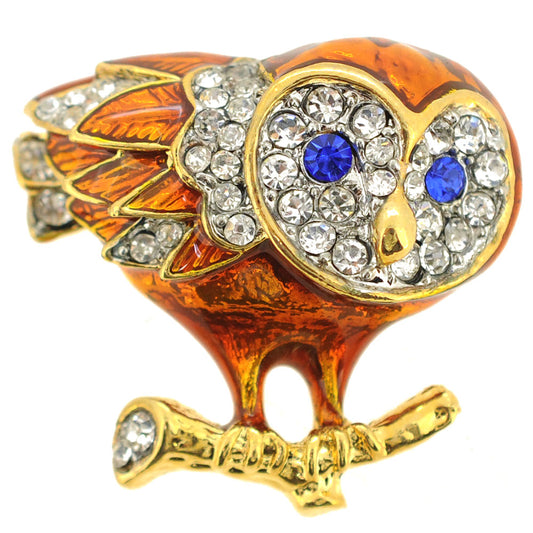 Owl Pin Brooch