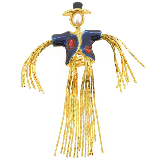 Scarecrow Pin Brooch