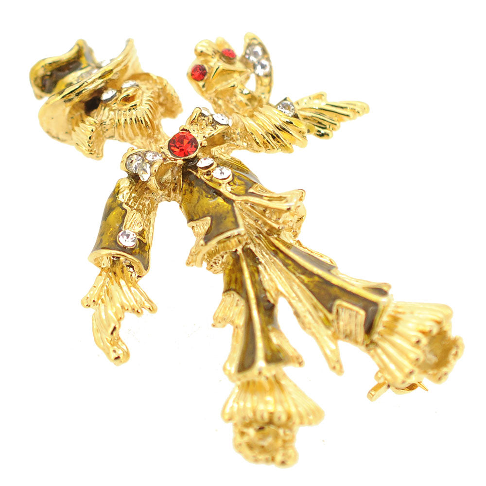Scarecrow Pin Brooch