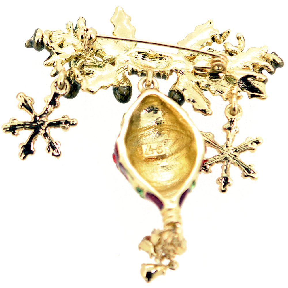 Christmas Ornament Pin Brooch