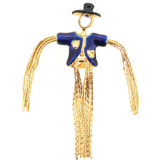 Halloween Scarecrow Pin Brooch