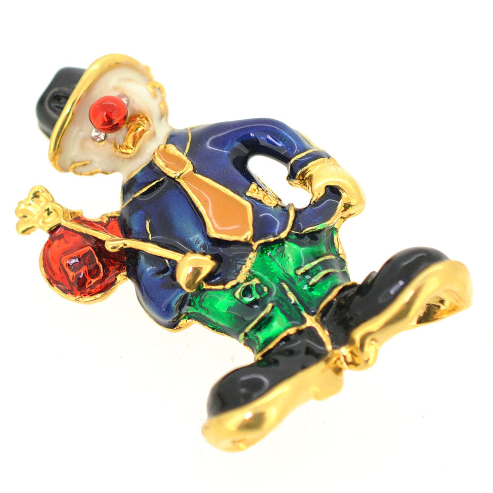 Hobo Birthday Clown Brooch