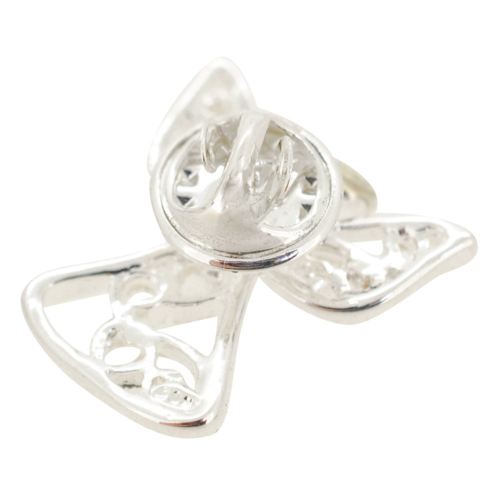Metallic Christmas Angel Lapel Brooch Pin