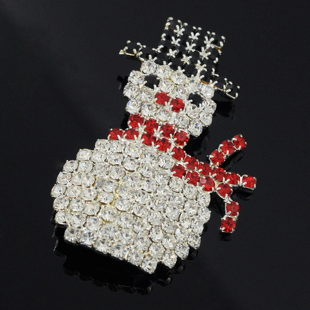 Christmas Snowman Pin Christmas Brooch Pin