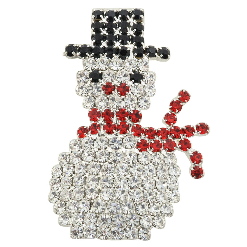 Christmas Snowman Pin Christmas Brooch Pin