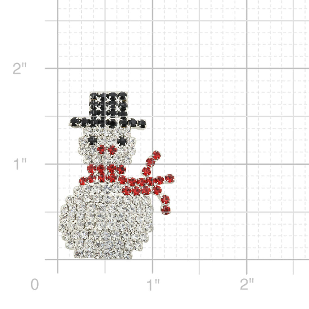 Christmas Snowman Pin Christmas Brooch Pin