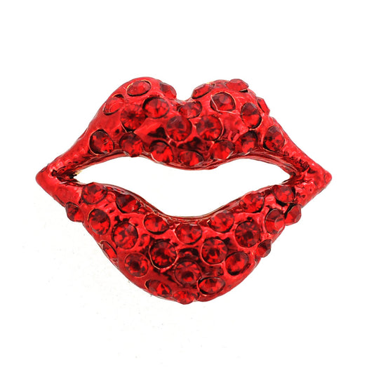 Red Lips Lapel Pin