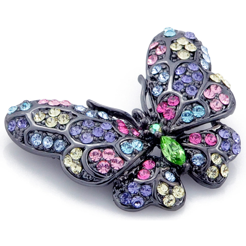 Multicolor Butterfly Brooch Pin