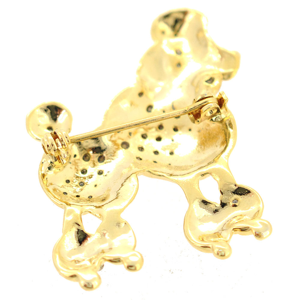 Multicolor Poodle Dog Pin Brooch