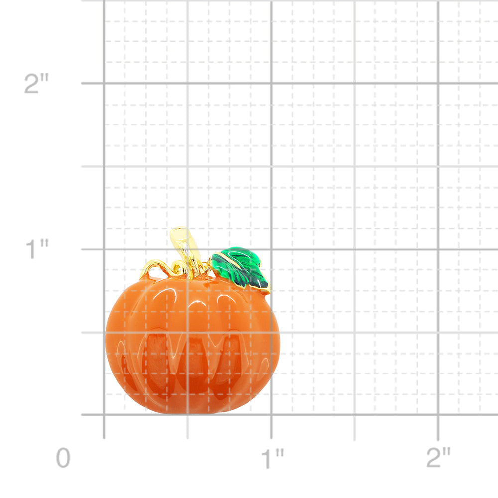Pumpkin Fall Halloween Pin Brooch And Pendant
