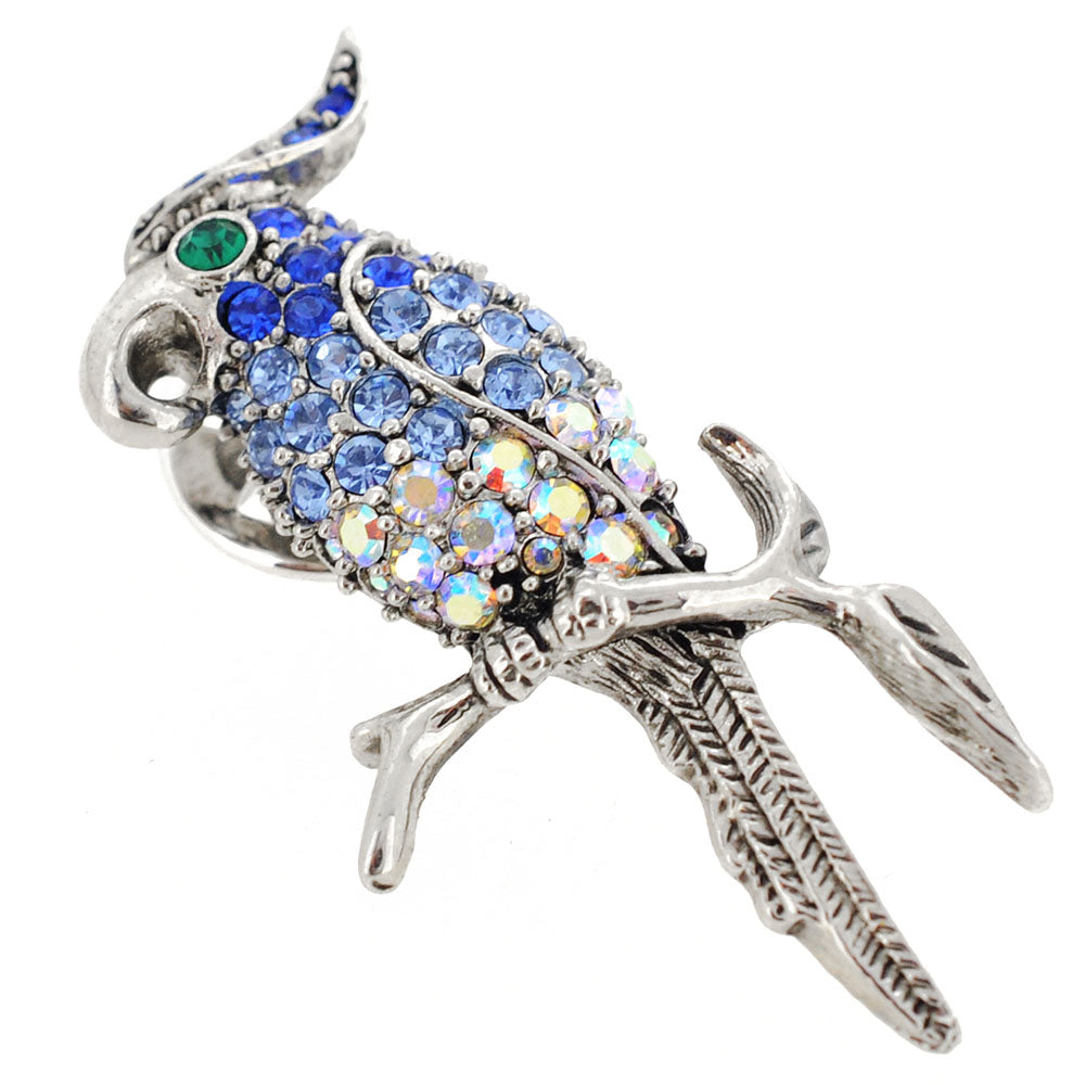 Blue Parrot Lapel Pin