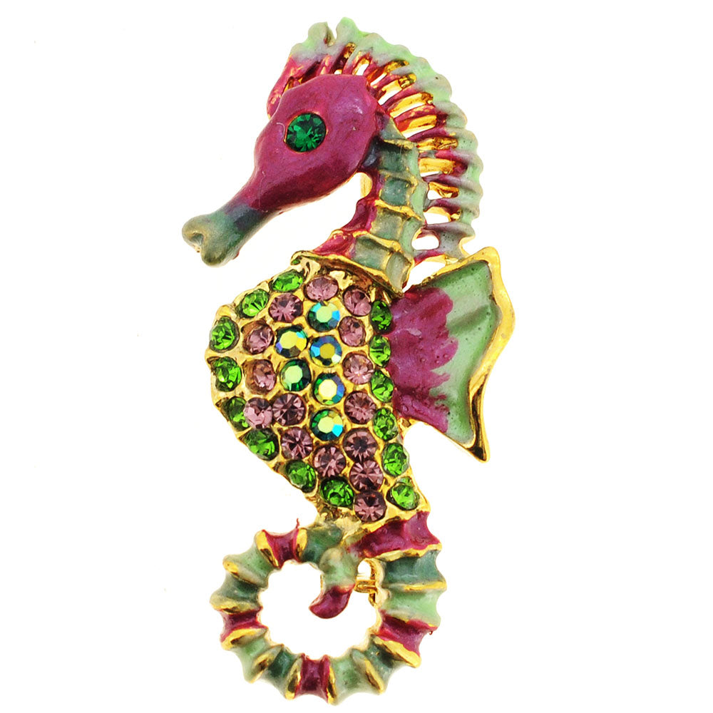 Multicolor Seahorse Pin