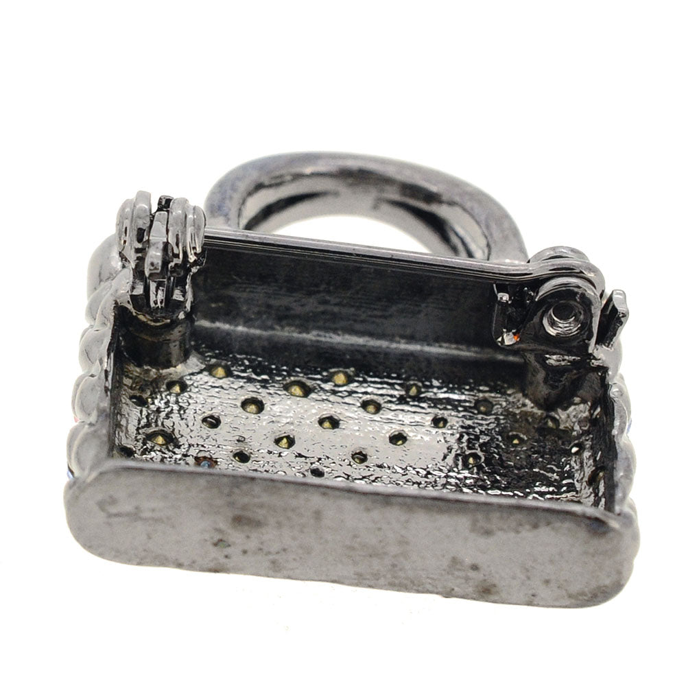 Lady Handbag Swarovski Crystal Pin Brooch