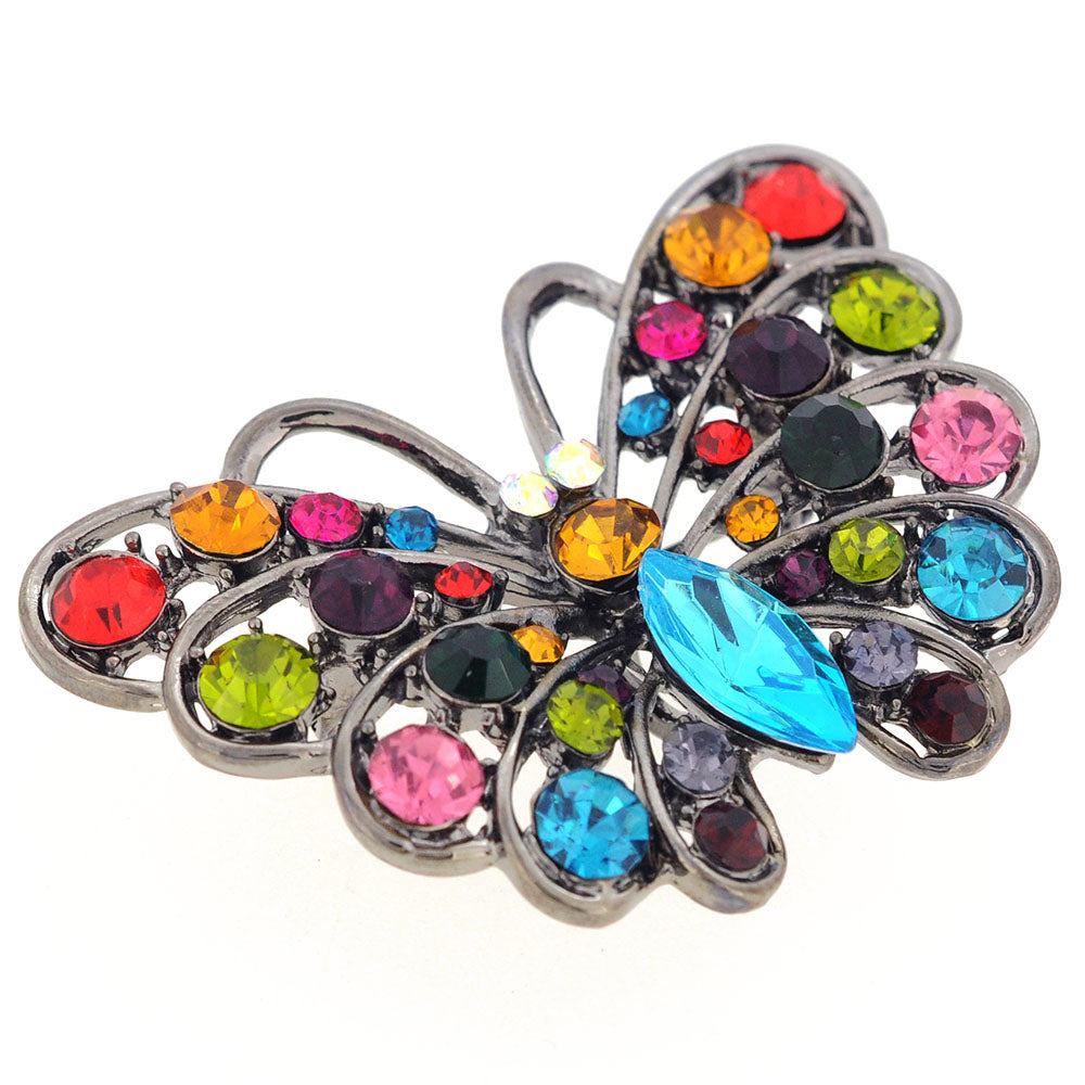 Multicolor Butterfly Pin Brooch And Pendant